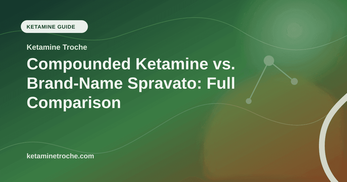 Compounded Ketamine vs. Brand-Name Spravato: Full Comparison article visual for Ketamine Troche