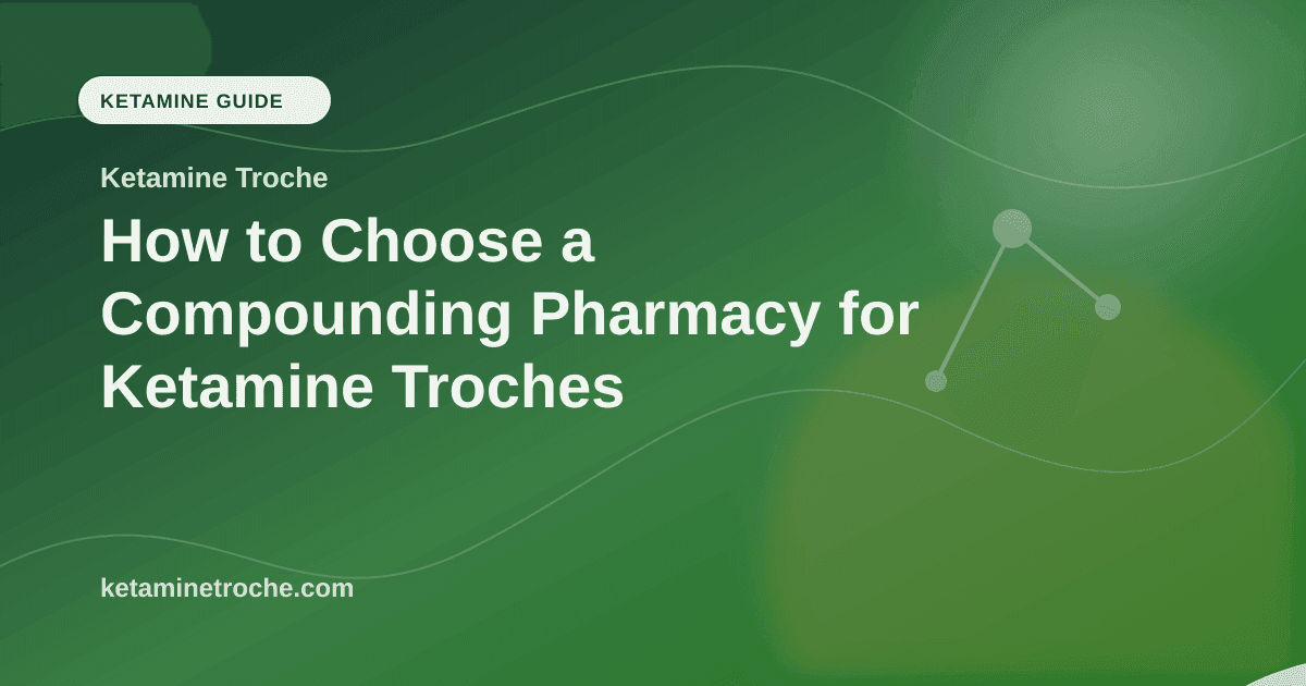 How to Choose a Compounding Pharmacy for Ketamine Troches article visual for Ketamine Troche