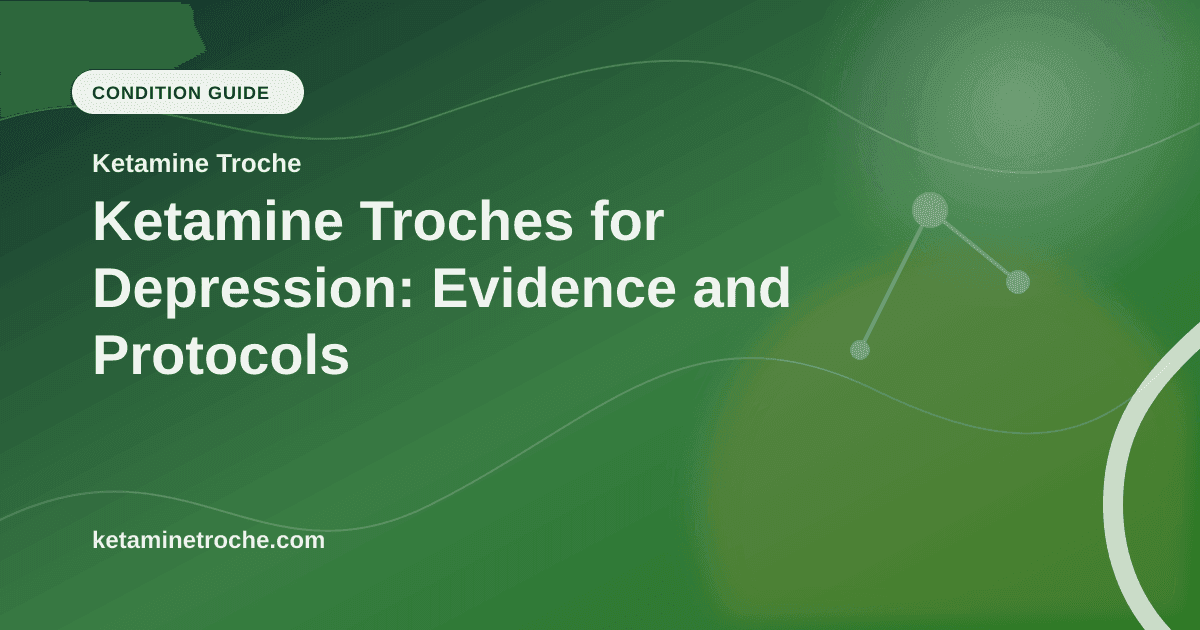 Ketamine Troches for Depression: Evidence and Protocols article visual for Ketamine Troche