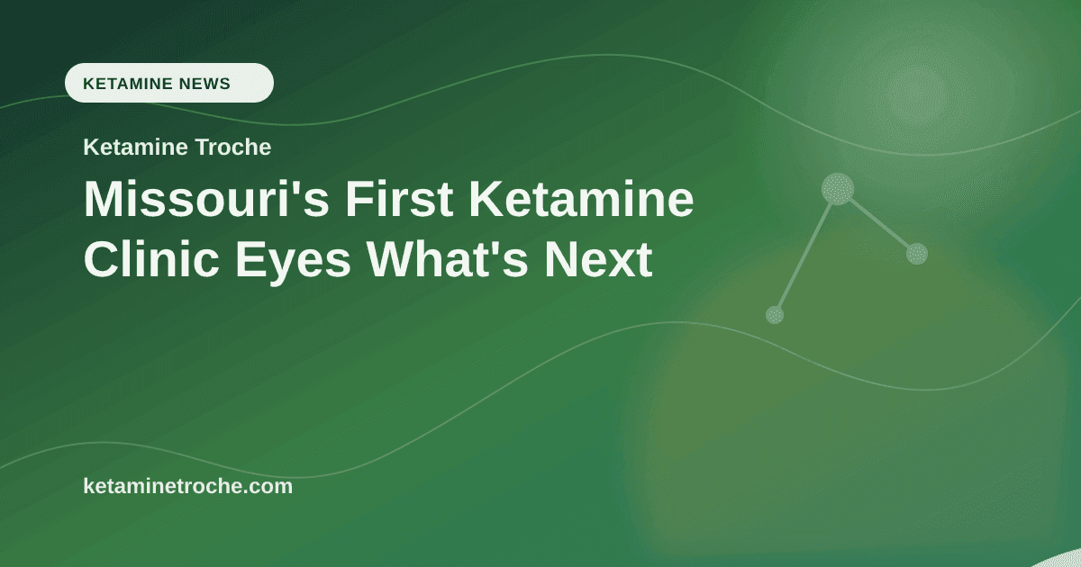 Missouri's First Ketamine Clinic Eyes What's Next article visual for Ketamine Troche