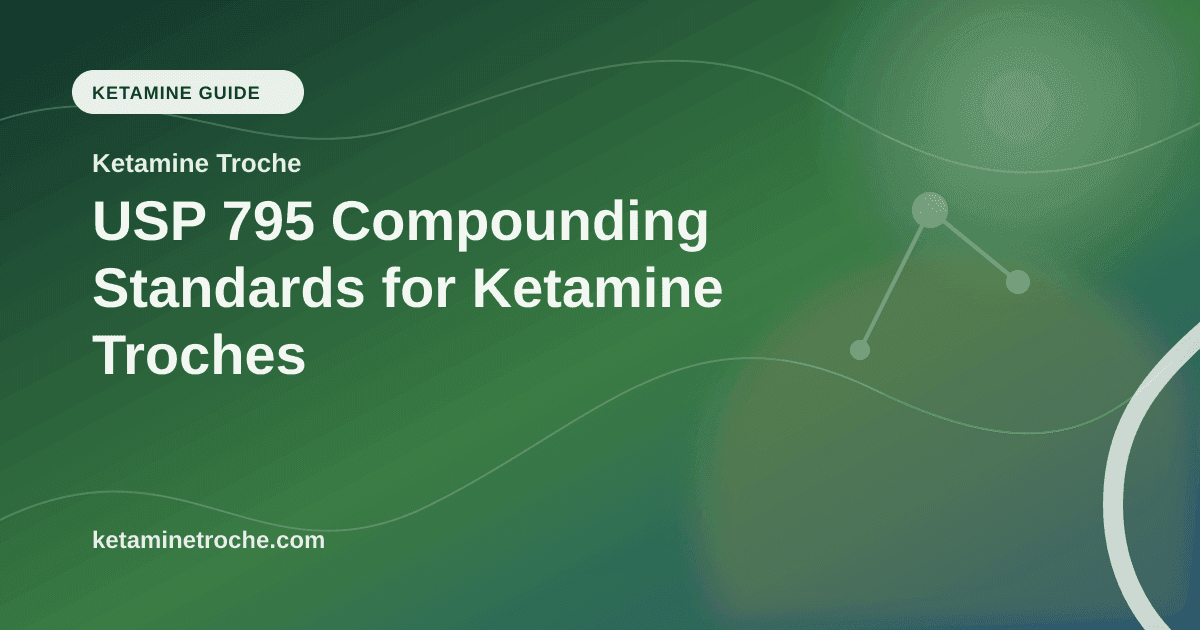 USP 795 Compounding Standards for Ketamine Troches article visual for Ketamine Troche