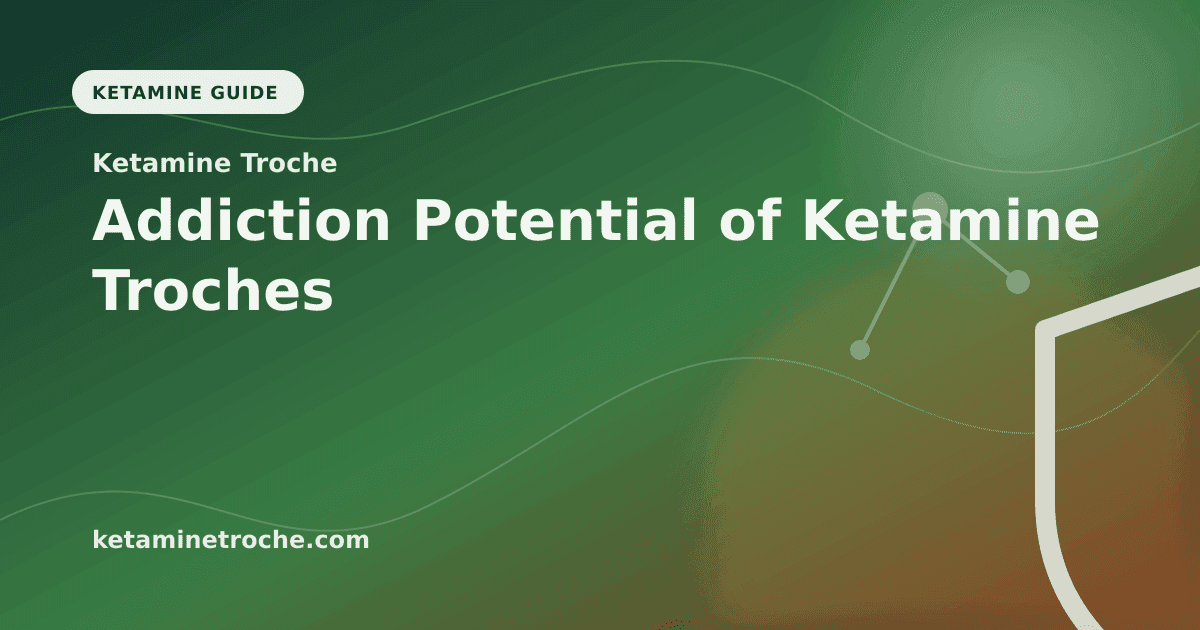 Addiction Potential of Ketamine Troches article visual for Ketamine Troche