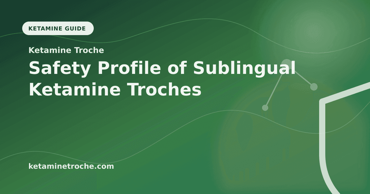 Safety Profile of Sublingual Ketamine Troches article visual for Ketamine Troche
